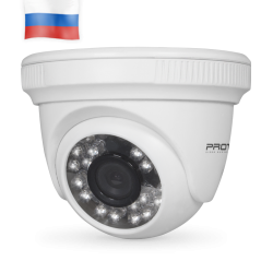 <p style="text-align: justify;">
Внутренняя купольная AHD видеокамера с разрешением 2.0 Мр (1920×1080 px) на базе высокочувствительной матрицы 1/2.9" SONY IMX322 CMOS и DSP NVP2441H. Оснащена блоком ИК подсветки из 24 ИК диодов для ведения полноценной съемки в ночное время суток. Модель выполнена в пластиковом корпусе, выдерживающем минимальную температуру окружающей среды -10°C.
</p>
<p style="text-align: justify;">
Видеокамера имеет удобное OSD меню на русском языке, управление которым может осуществляться через джойстик на проводе камеры. <br>
</p>
<p style="text-align: justify;">
Данная модель AHD видеокамеры <a href="http://proto-x.net/tech/element/proto-x-sdelano-v-rossii/">производится в России</a> на омском производственном предприятии.
</p> Proto AHD-11L-SN20F36IR