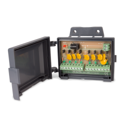 Разветвитель питания Proto P8 позволяет легко распределить питание между несколькими камерами в системе видеонаблюдения. Данный разветвитель дает возможность более рационально организовать монтаж видеокамер. Кабели питания от каждой камеры закрепляются в коробке разветвителя, который затем подключается к электрической сети. Proto P8