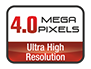 В камерах установлена матрица OmniVision 4689 CMOS с оптическим разрешением 4 Mp при физических размерах сенсора 1/3". 4 Mpix VP