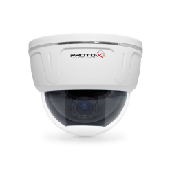 Купольная IP камера, оснащенная DSP процессором HiSilicon 3516 и современным CMOS сенсором 1/2.5" Aptina CMOS High Resoltion 5Mpix. Камера оснащена вариофокальным светосильным 2,8-12 мм объективом 3Mp, F=1.4. Поддерживается стандарт ONVIF, двойной поток H.264 (1080p/30fps и D1/30fps). Технология регистрации IP-устройств в облаке для дальнейшего доступа к ним через Интернет с указанием только лишь идентификатора, определенного при производстве. Камера поддерживает управление с помощью WEB интерфейса, а также CMS, мобильных клиентов (поддержка iOS, Android). Благодаря механизму с тремя осями вращения можно выбрать оптимальное местоположение камеры с учетом особенностей различных объектов видеонаблюдения. Proto IP-HD20V212