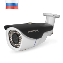 <p style="text-align: justify;">
Всепогодная AHD видеокамера с разрешением 1,3 Мр (1280×960 px) на базе высокочувствительной матрицы 1/3" SONY IMX238 CMOS и DSP NVP2431H. Оснащена мощным блоком ИК подсветки из 54 ИК диодов для ведения полноценной съемки в ночное время суток на расстоянии до 50 м. Модель выполнена в металлическом корпусе с защитой от влаги и пыли IP66, выдерживающем минимальную температуру окружающей среды -35°C.<br>
</p>
<p style="text-align: justify;">
Видеокамера имеет удобное OSD меню на русском языке, управление которым может осуществляться через джойстик на проводе камеры. <br>
</p>
<p style="text-align: justify;">
Данная модель AHD видеокамеры <a href="http://proto-x.net/tech/element/proto-x-sdelano-v-rossii/">производится в России</a> на омском производственном предприятии.
</p> Proto AHD-4W-SN13V212IR