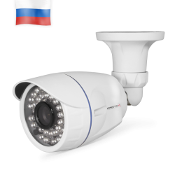 <p style="text-align: justify;">
Миниатюрная всепогодная AHD видеокамера с разрешением 2.0 Мр (1920×1080 px) на базе высокочувствительной матрицы 1/2.9" SONY IMX322 CMOS и DSP NVP2441H. Оснащена блоком ИК подсветки из 36 ИК диодов для ведения полноценной съемки в ночное время суток. Модель выполнена в металлическом корпусе с защитой от влаги и пыли IP66, выдерживающем минимальную температуру окружающей среды -35°C.
</p>
<p style="text-align: justify;">
Видеокамера имеет удобное OSD меню на русском языке, управление которым может осуществляться через джойстик на проводе камеры. <br>
</p>
<p style="text-align: justify;">
Данная модель AHD видеокамеры <a href="http://proto-x.net/tech/element/proto-x-sdelano-v-rossii/">производится в России</a> на омском производственном предприятии.
</p> Proto AHD-5W-SN20F36IR