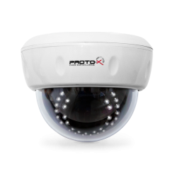 Купольная IP видеокамера на основе матрицы 1/2,5" Aptina Ultra low illumination CMOS Sensor и DSP-чипа HiSilicon 3516 2.0 Mpix. Оснащена фиксированным светосильным объективом 3,6 мм, а также блоком инфракрасной подсветки, состоящим из 30 ИК диодов. Поддержка технологий ONVIF и Cloud делает использование видеокамеры практически универсальным с возможностью просмотра видеопотока через Интернет, благодаря наличию мобильного клиента для платформ iOS и Android. <br> Proto IP-D20F36IR
