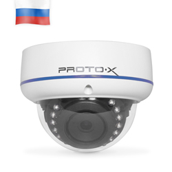 Антивандальная IP видеокамера на основе матрицы 1/2.9" SONY IMX322 CMOS и DSP HiSilicon 3516c. Оснащена фиксированным объективом с фокусным расстоянием 2,8 мм / 3,6 мм / 6 мм / 8 мм на выбор. Модель имеет встроенный блок ИК подсветки для полноценной видеосъемки при любых условиях освещенности.<br>
Видеокамера поддерживает отраслевой стандарт ONVIF и возможность подключения микрофона для записи аудио.<br>
Модель представлена в металлическом корпусе со степенью защиты от влаги и пыли IP65, классом вандалоустойчивости IK10 и рабочим температурным диапазоном от -30°C до +50°C.<br>
Встроенный модуль РоЕ (опция) дает возможность передачи питания по свободным жилам сетевого кабеля.<br>
Данная IP видеокамера <a href="http://proto-x.net/tech/element/proto-x-sdelano-v-rossii/">производится в России</a> на производственном предприятии в г. Омске. <br> Proto IP-Z4V-SH20F36IR